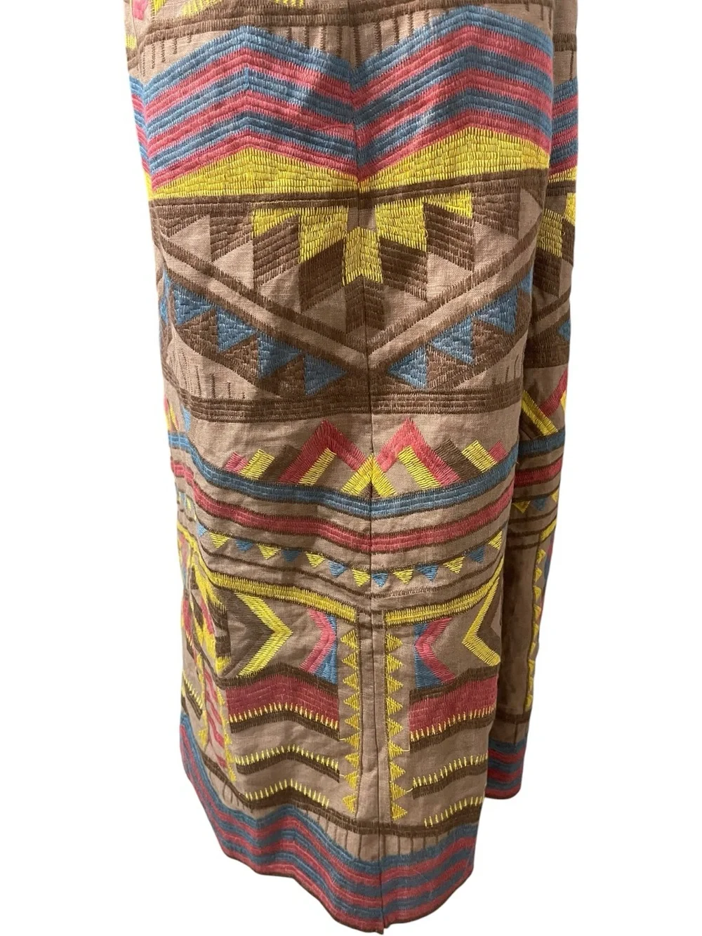 Zara embroidered linen